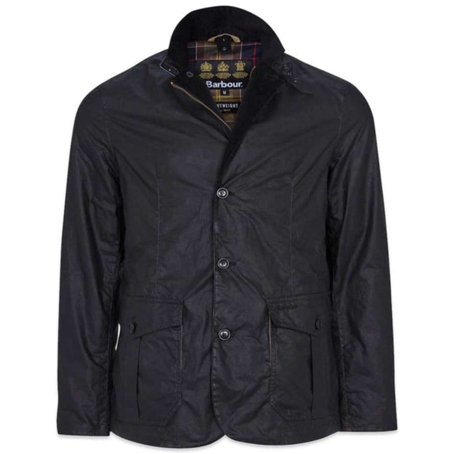 Barbour Lightweight Sander Wax Jacket - Black