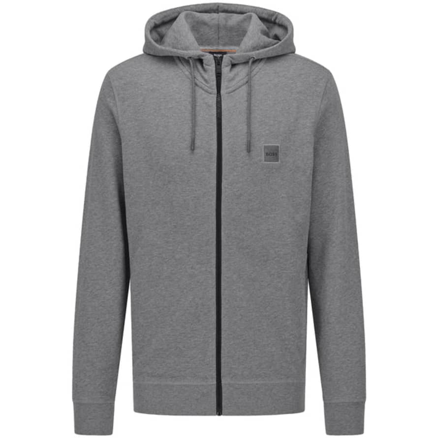 Boss Zetalk 1 Zip Thru Hood - Charcoal Melange