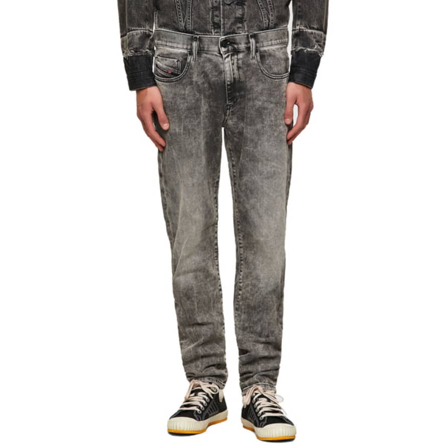 Diesel D-strukt 9ka Slim Fit Jeans - Mid Faded Grey