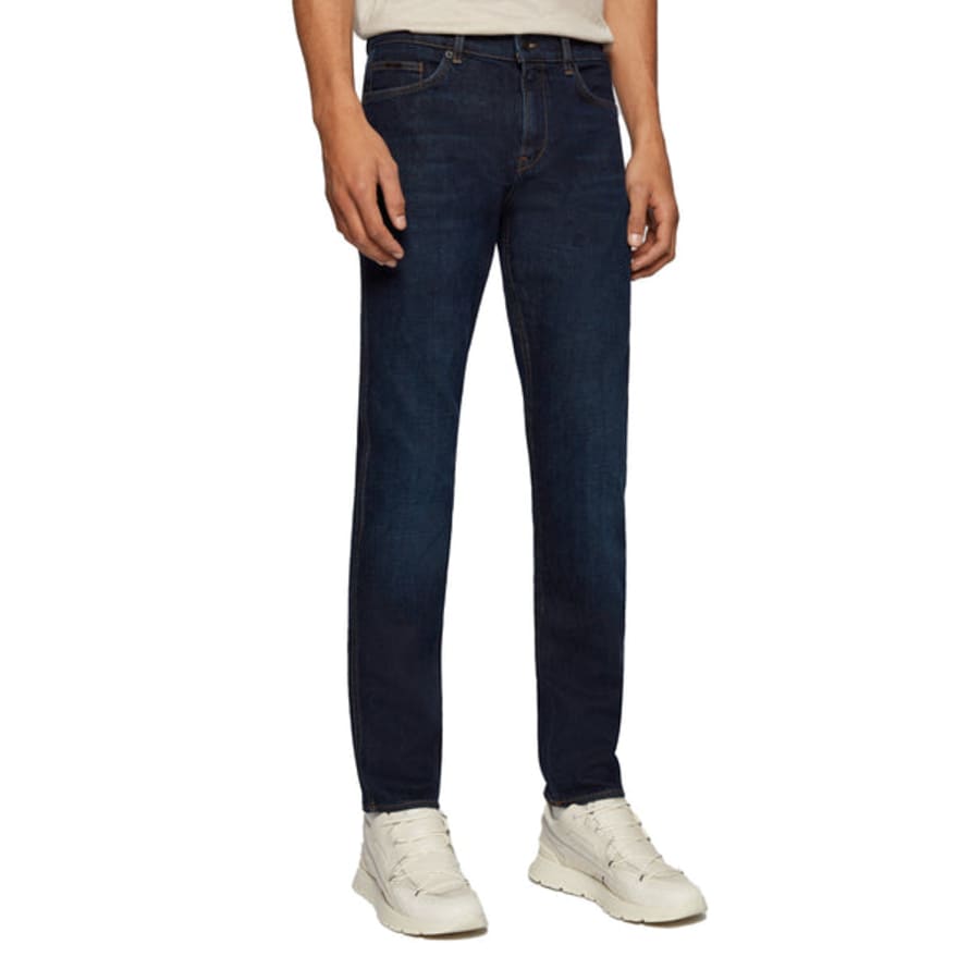 Boss Delaware 3 Slim Fit Jeans - Rinse Dark Blue