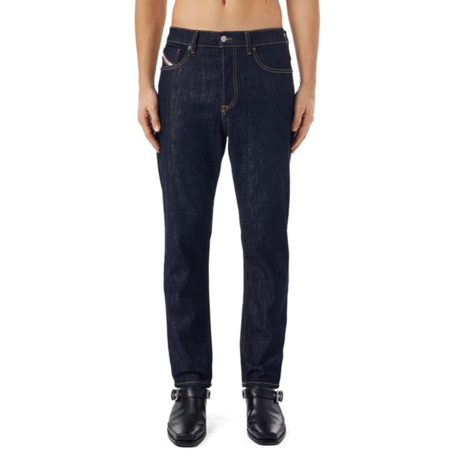 Diesel D-fining Z9b89 Tapered Fit Jeans - Raw Rinse