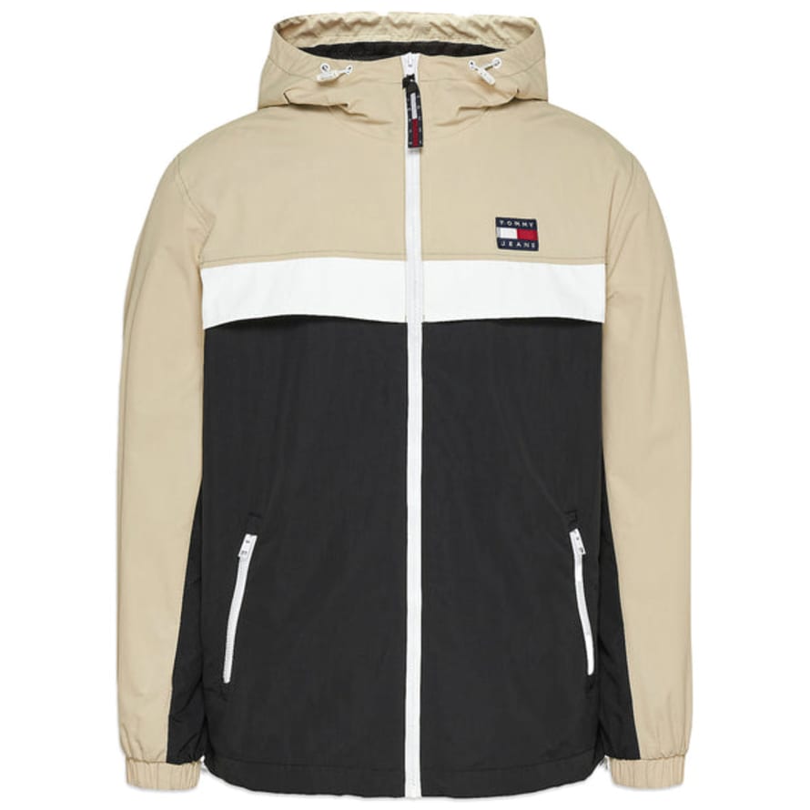 Tommy Hilfiger Tommy Jeans Chicago Colour Block Windbreaker - Black/multi