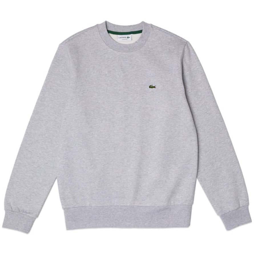 Lacoste Crew Sweat Sh9608 - Silver Chine