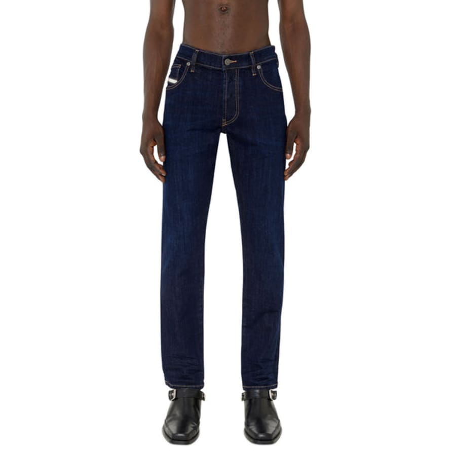 Diesel D-yennox 0ihaq Tapered Fit Jeans - Dark Blue