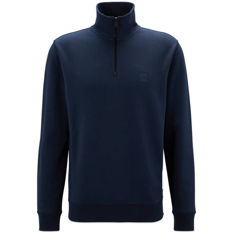 Boss Zetrust 1/4 Zip Sweat - Navy