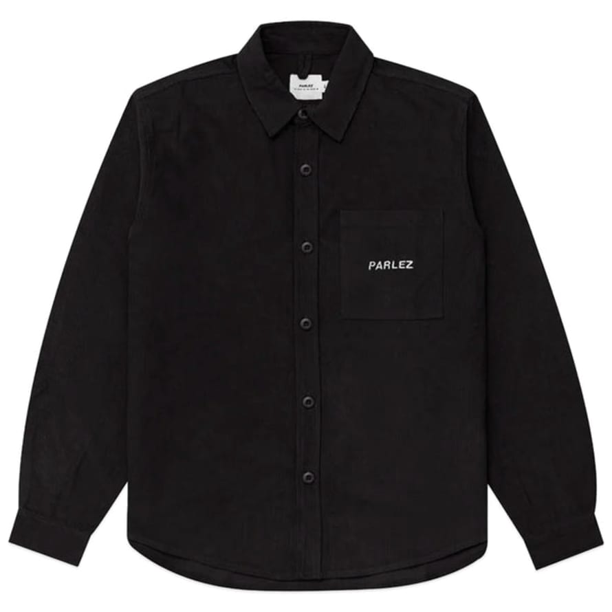 Parlez Brecon Cord Shirt - Black