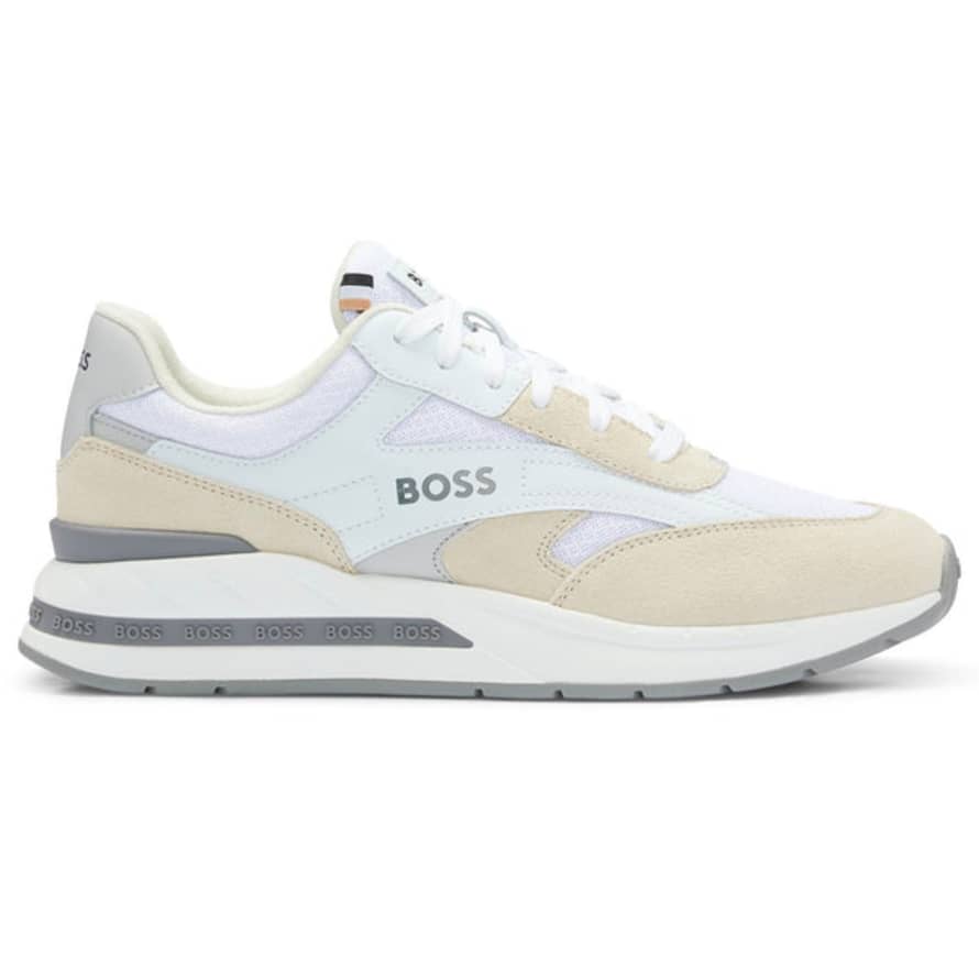 Boss Kurt Runner Sdme Trainers - White