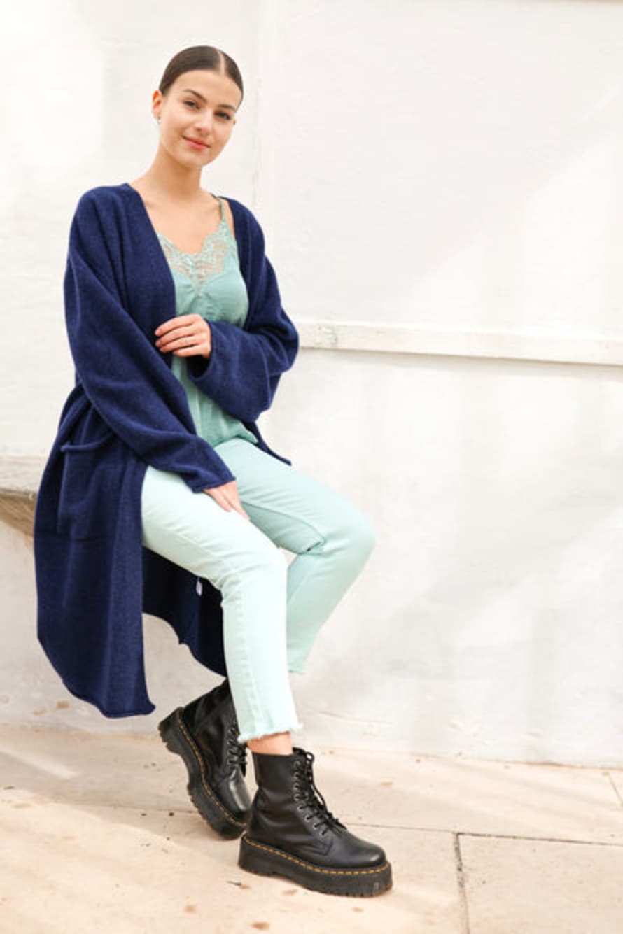 Eribe Corry Long Cardigan (cardi-coat) - Regatta