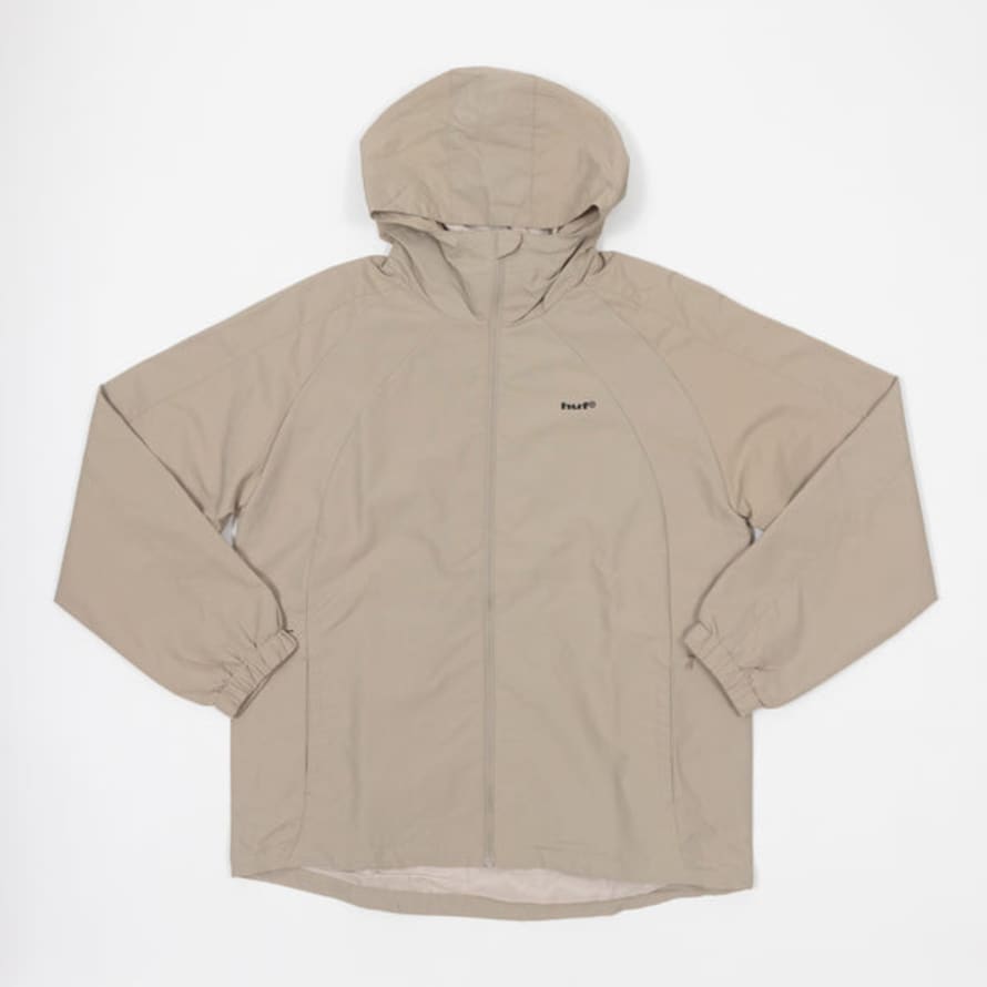 HUF Shell Rain Jacket in Beige