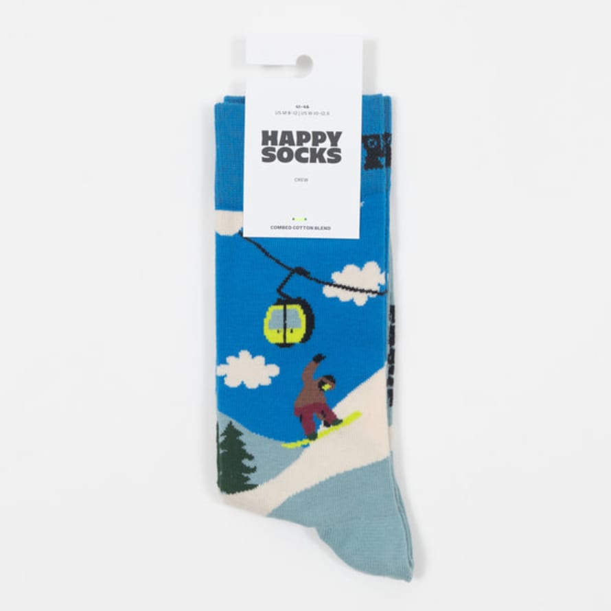 Happy Socks  Snowboard Socks in Blue