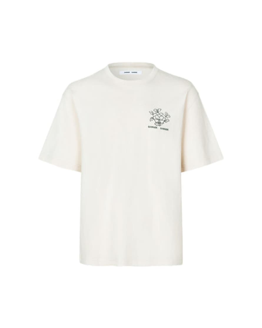  Samsoe Samsoe Camiseta Sapoetry 15316 - White Lotus