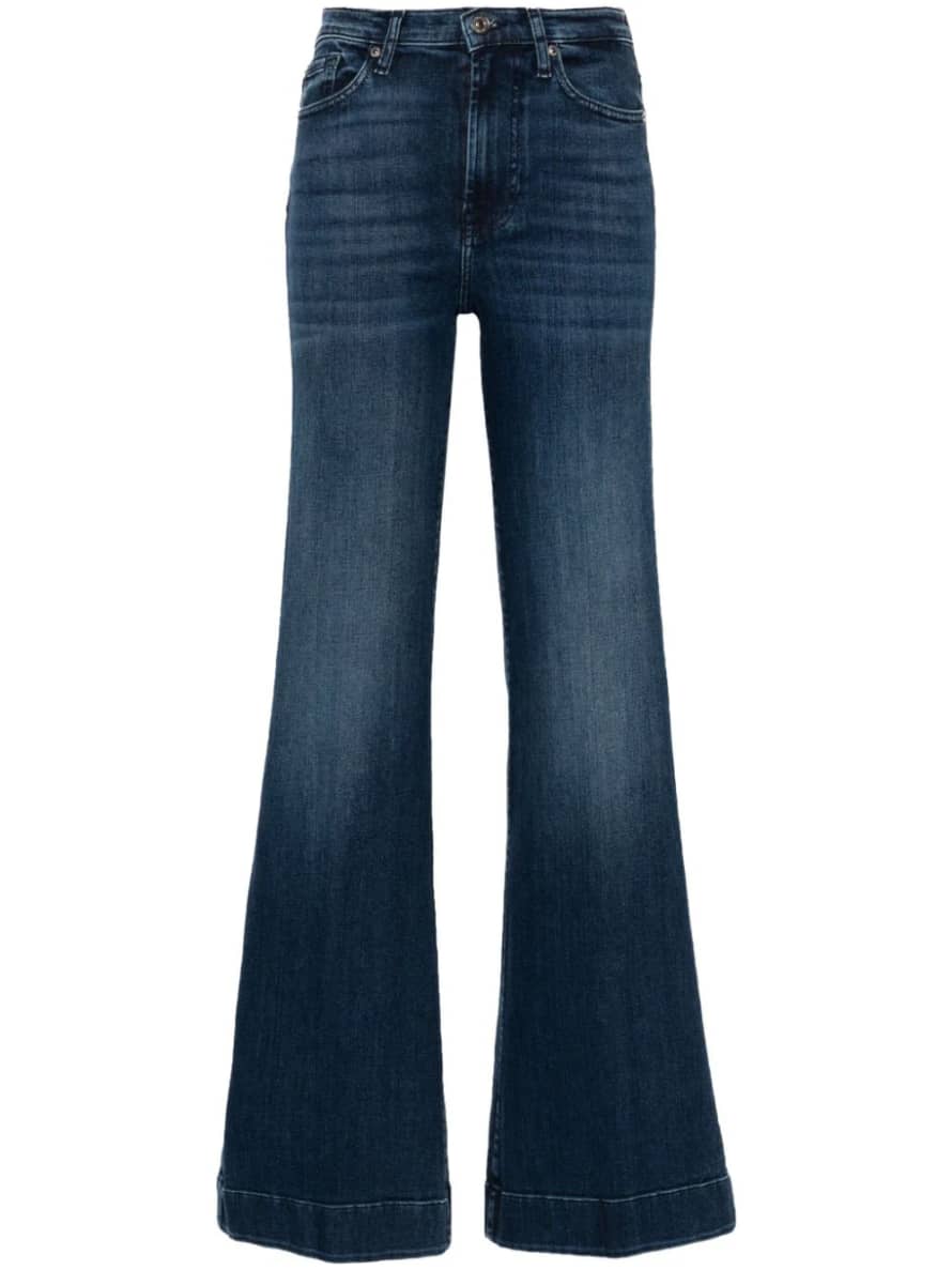 7 For All Mankind  7 For All Mankind modern Dojo Flare Soho Dark Blue