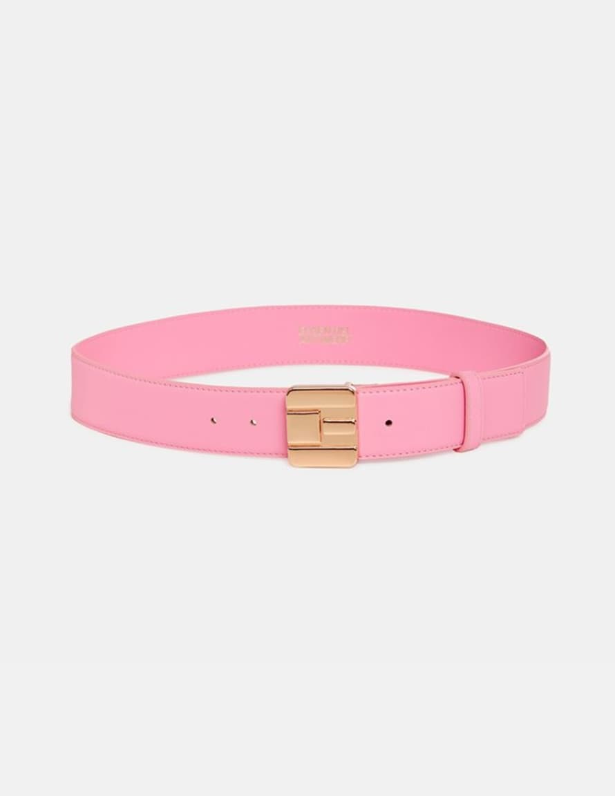 Essentiel Antwerp Essentiel Antwerp - Gelt Leather Belt - Raspberry