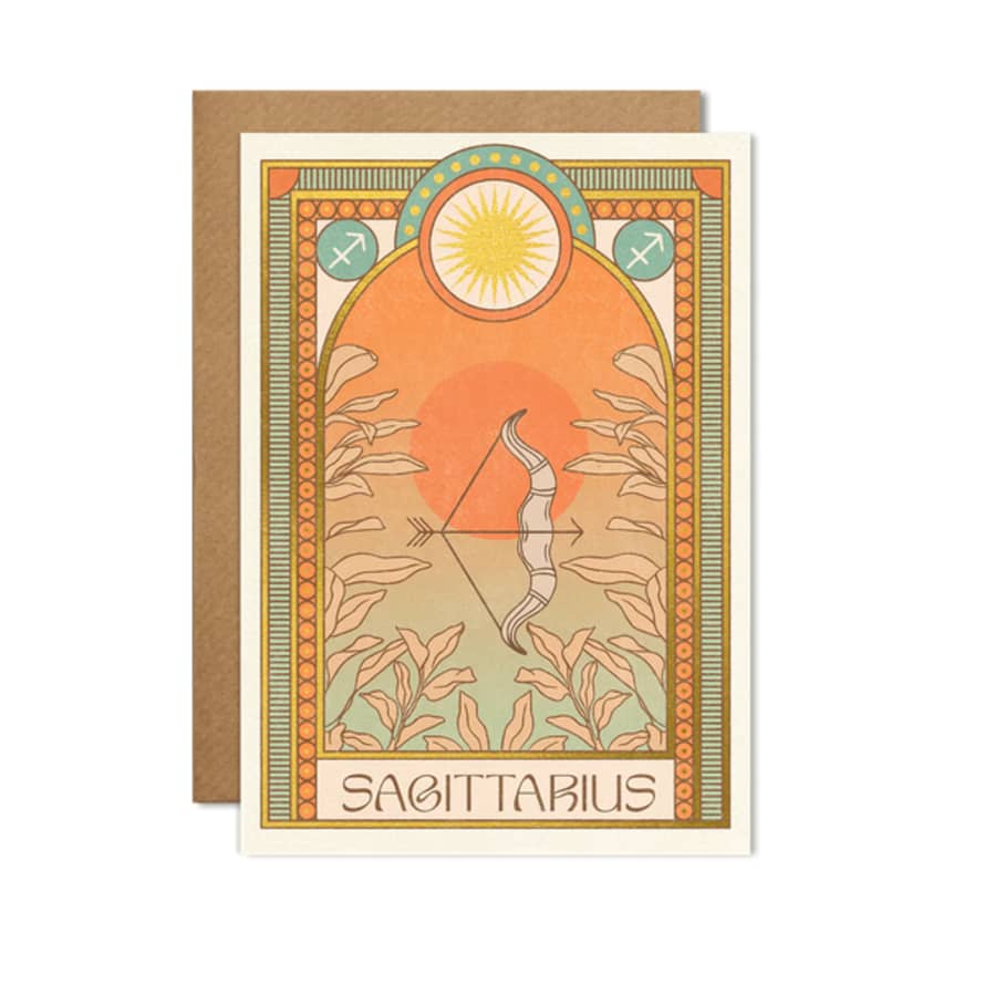 Cai & Jo Sagittarius Zodiac Card