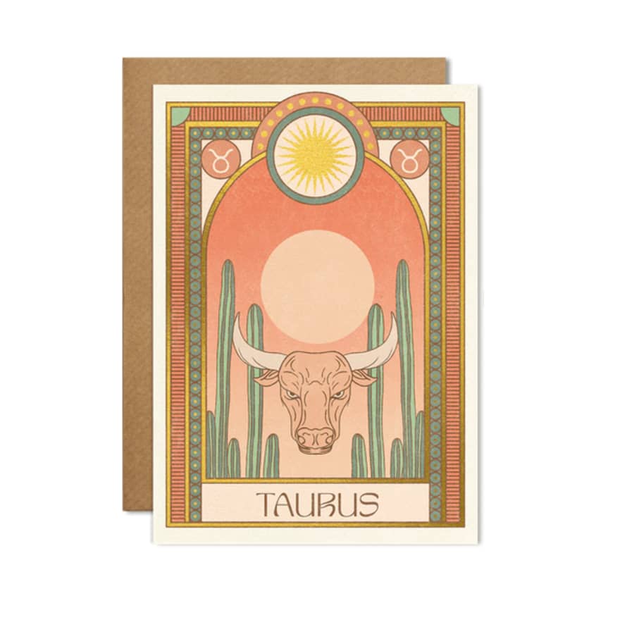 Cai & Jo Taurus Zodiac Card