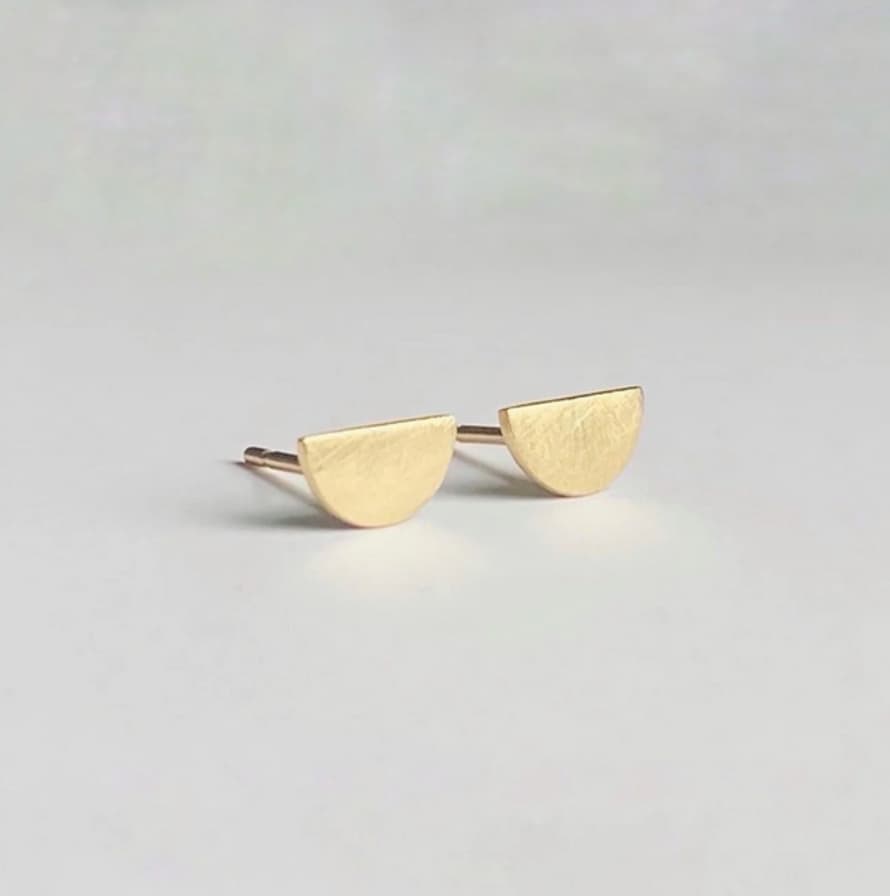 Wild Nora Moon Studs | Gold