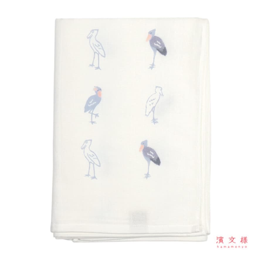 Hamamonyo Japanese Towel - Shoebill