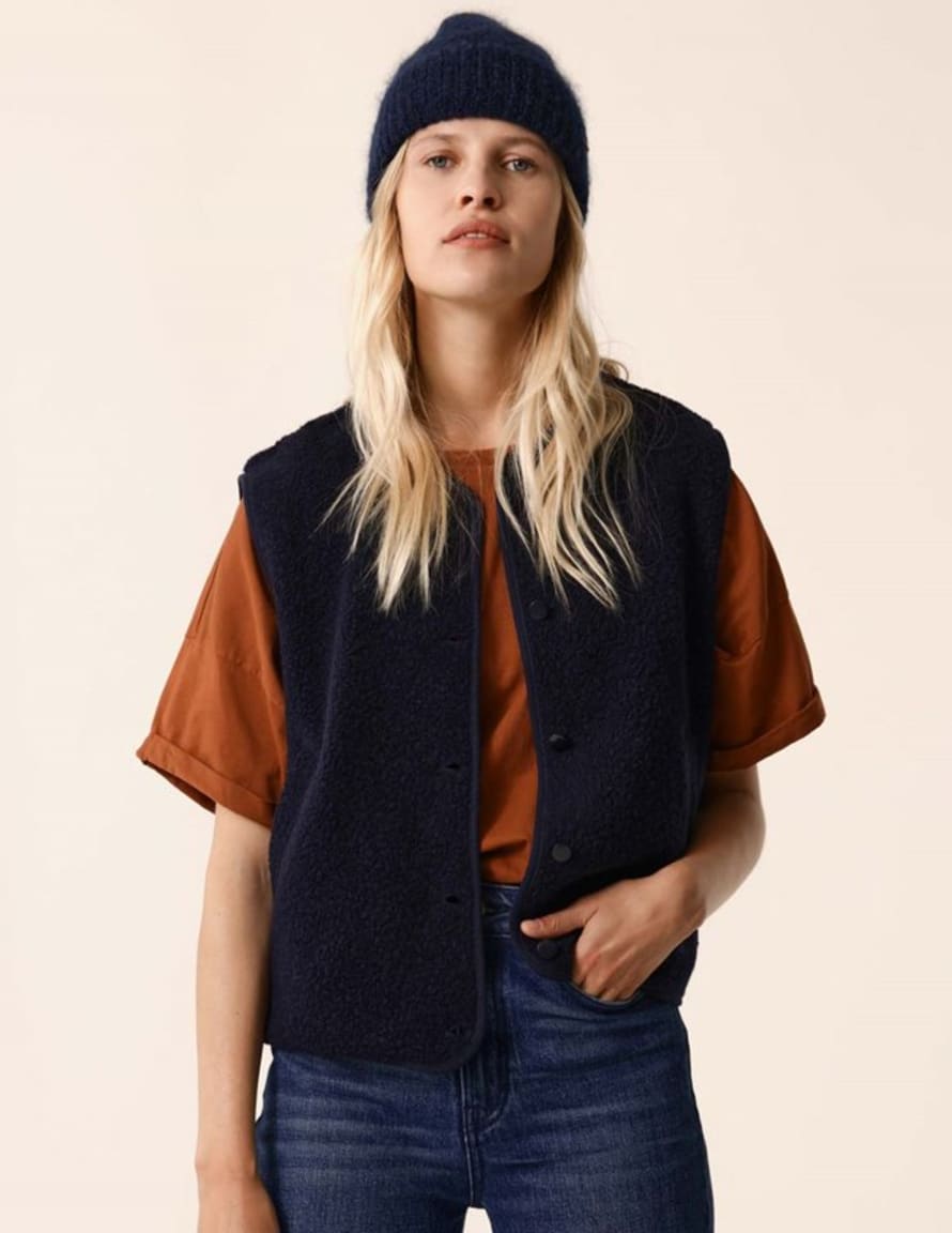 Des Petits Hauts Des Petits Hauts - Zlata Gilet - Navy