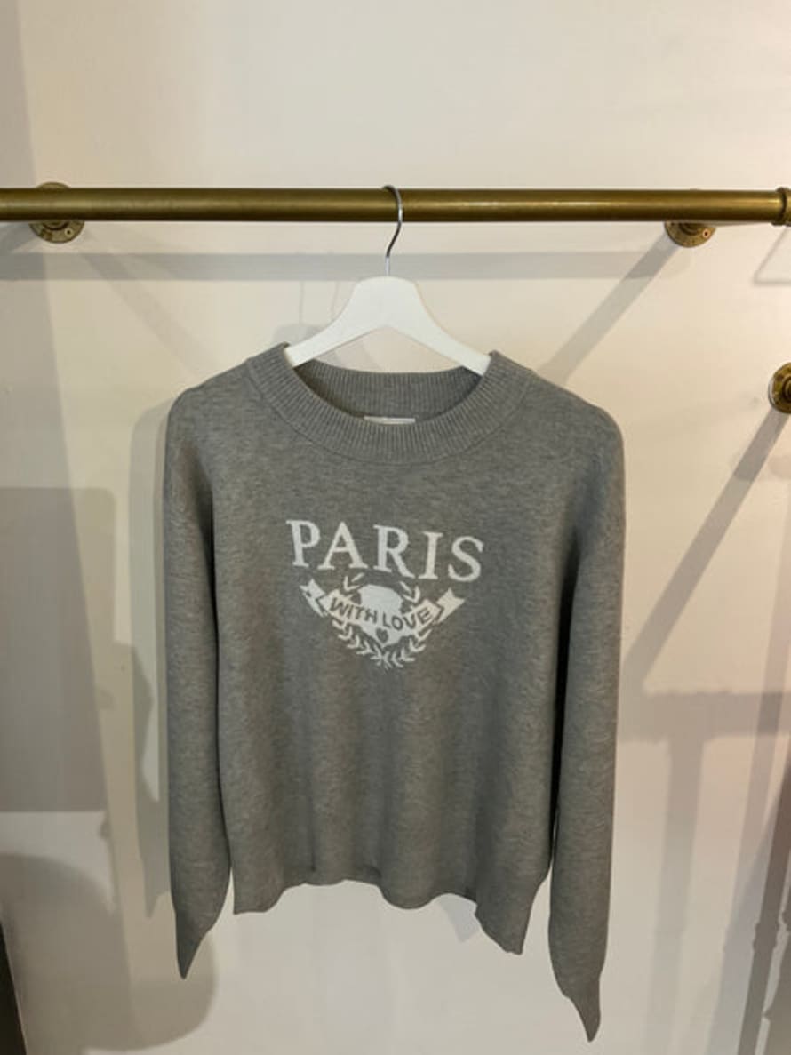 SUNCOO Grey Pikolo Paris Top