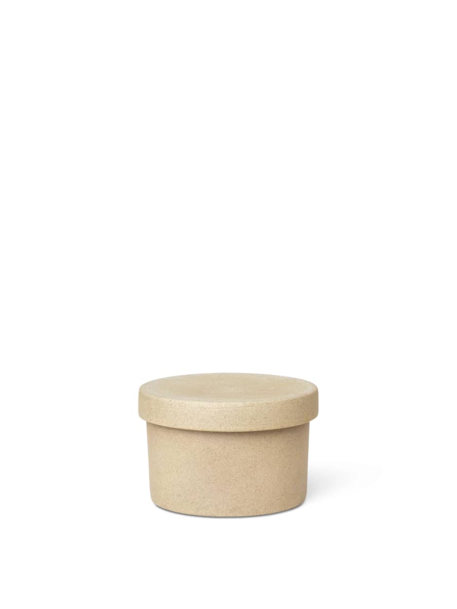 Ferm Living Small Sand Bone Series Container