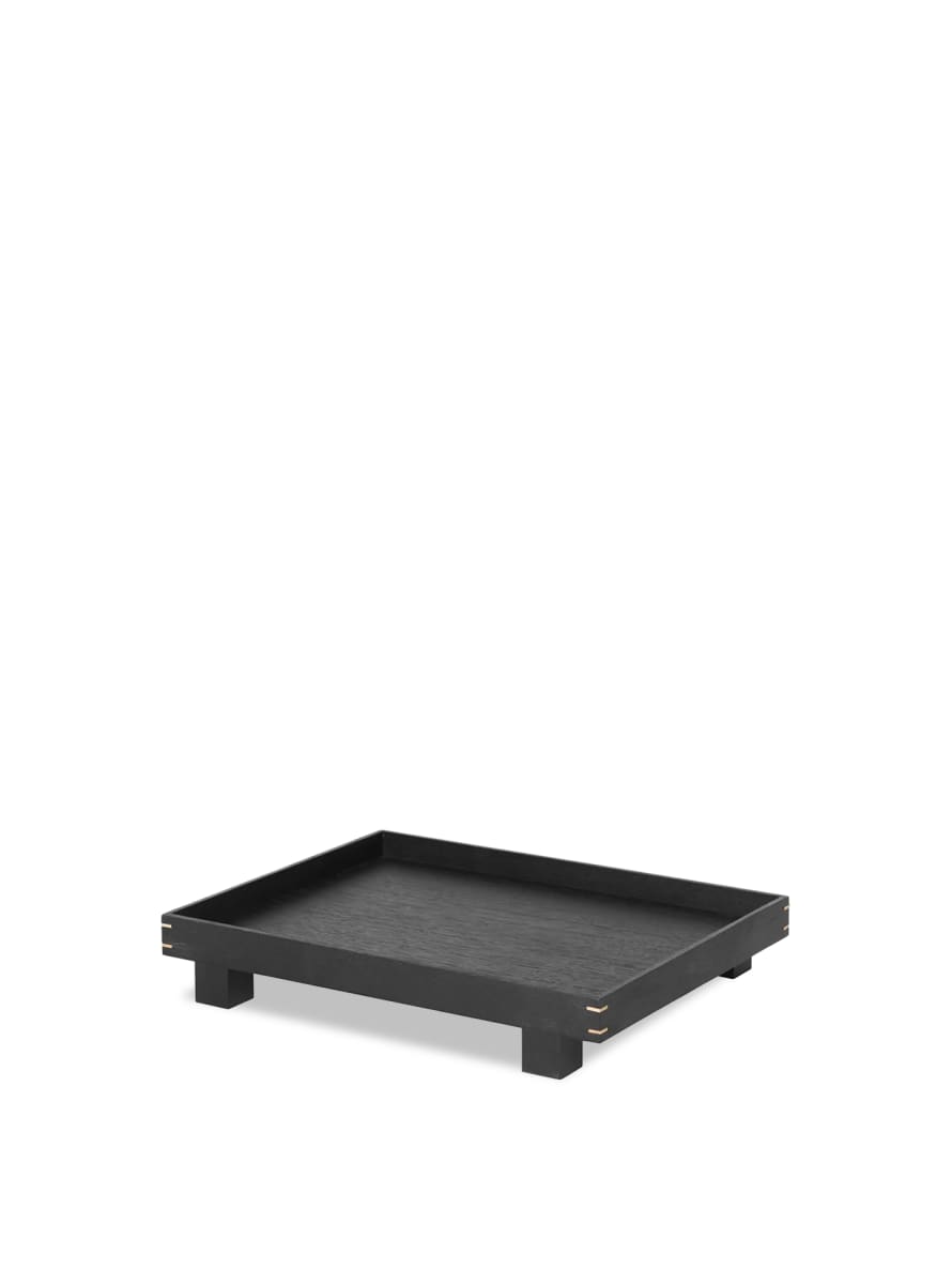 Ferm Living Small Black Bon Seires Wooden Tray 