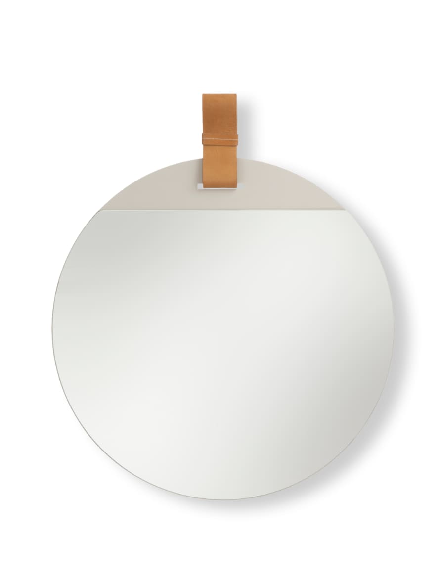 Ferm Living Large Brown Entre Mirror