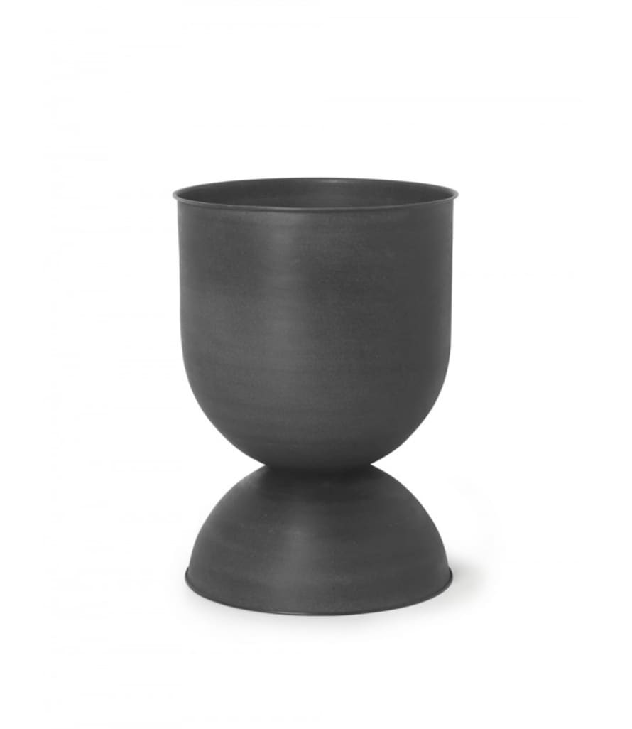 Ferm Living Large Black Hourglass Pot