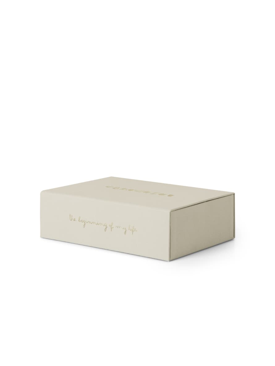 Ferm Living Off White The Beginning of My Life Kids Memory Box