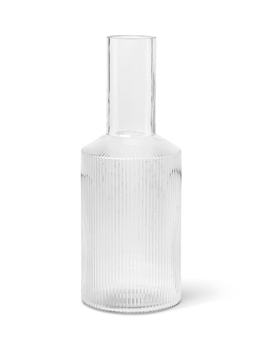 Ferm Living Clear Ripple Carafe