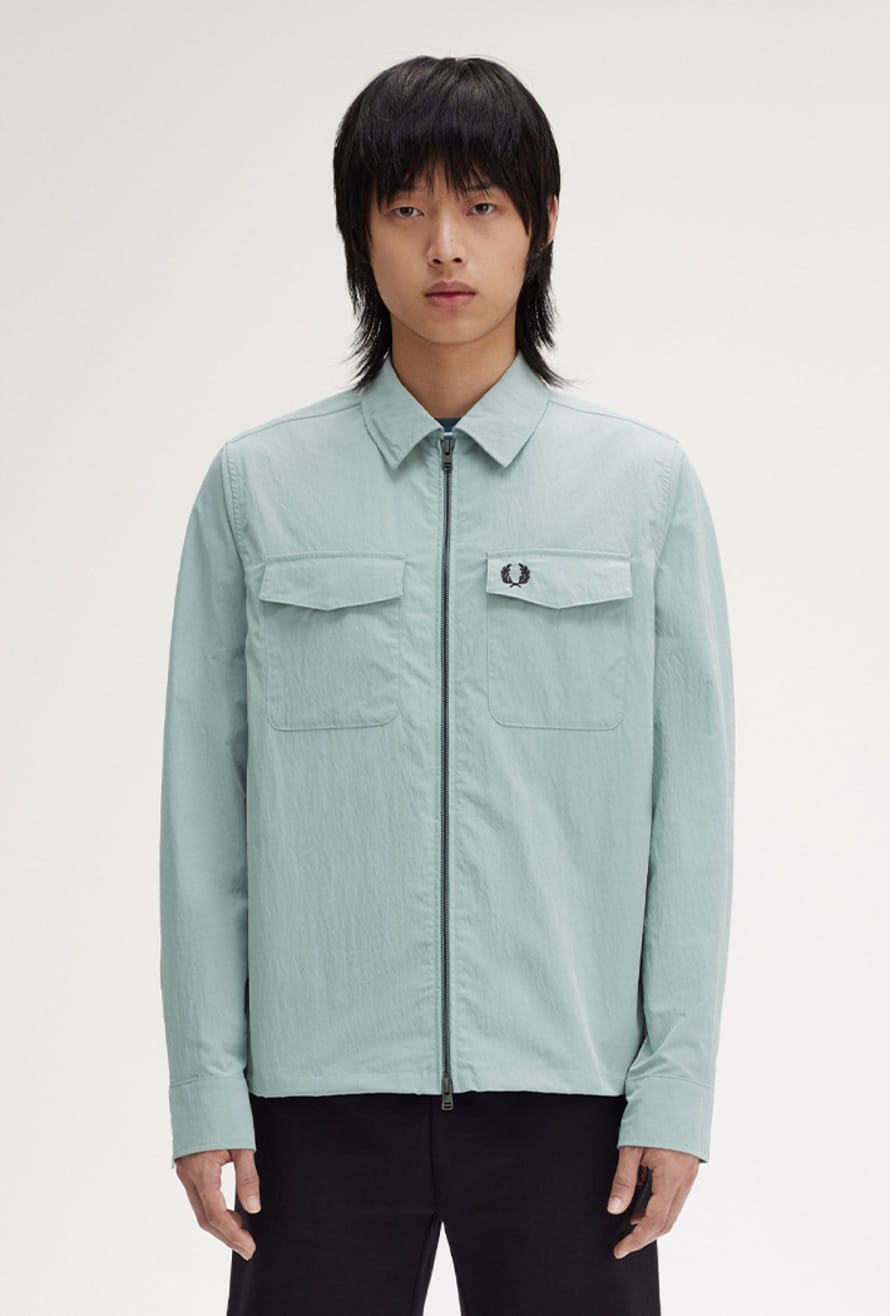 Fred Perry Fred Perry Men's Zip Through Overshirt