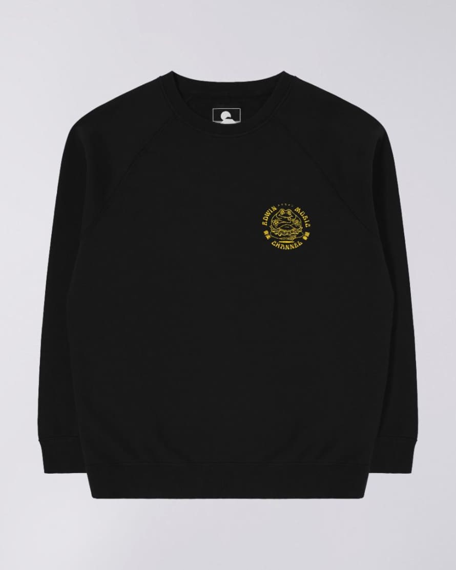 Edwin Music Channel Sweatshirt - Black