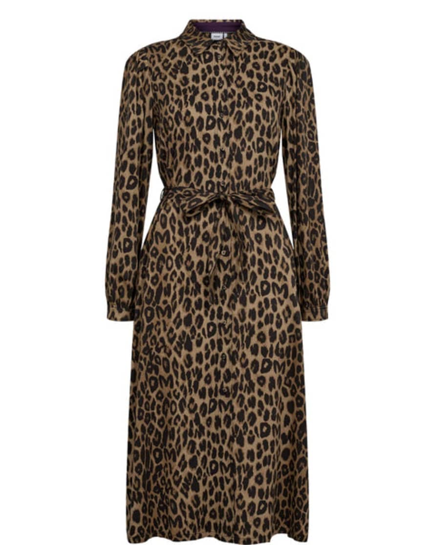 Numph Harlem Dress In Tiger's Eye