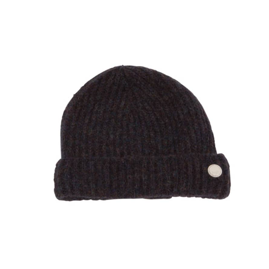 Spoiled Life Folk Mohair Rib Beanie - Smoke Blue