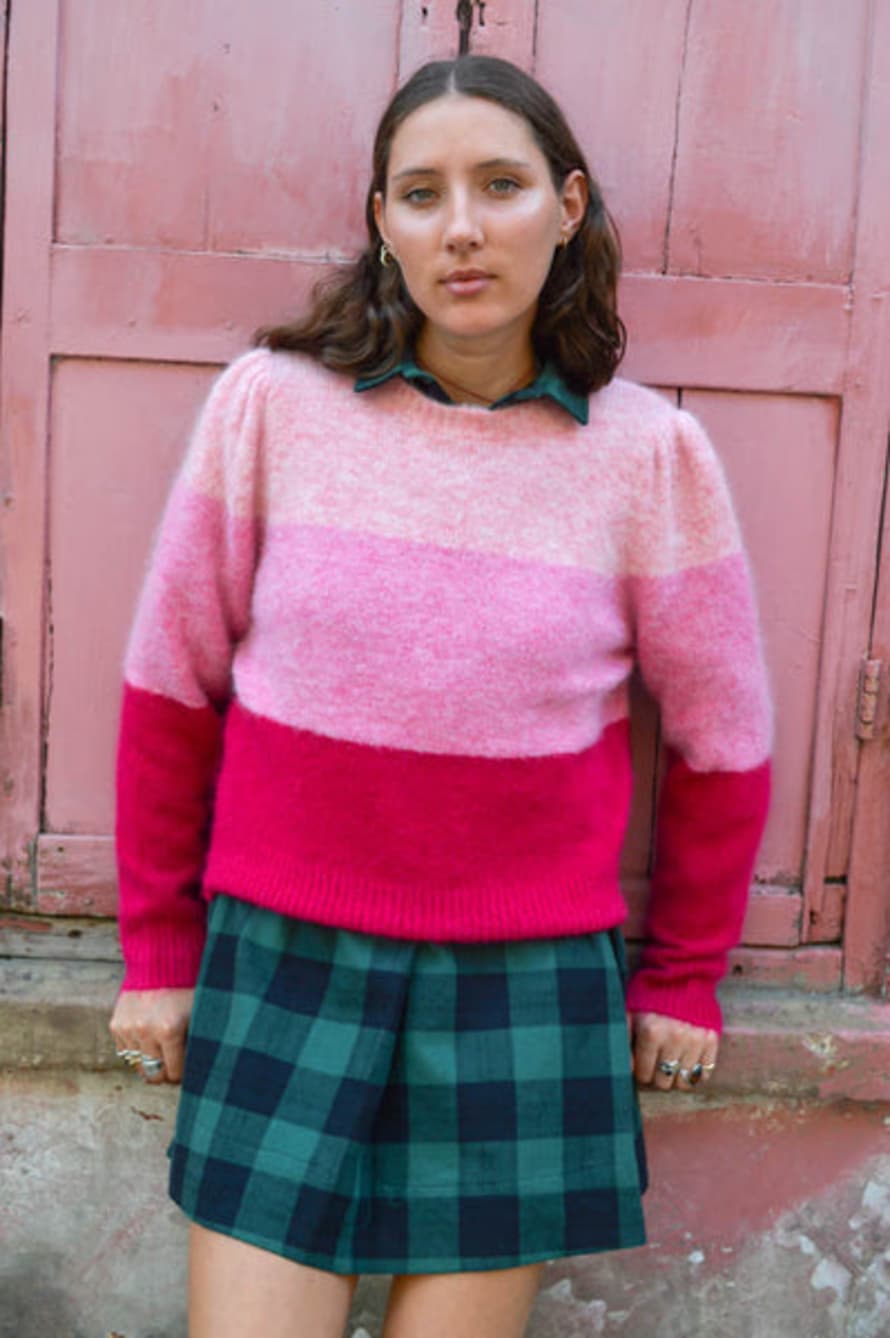 SUNCOO Pharlow Fuchsia Sweater