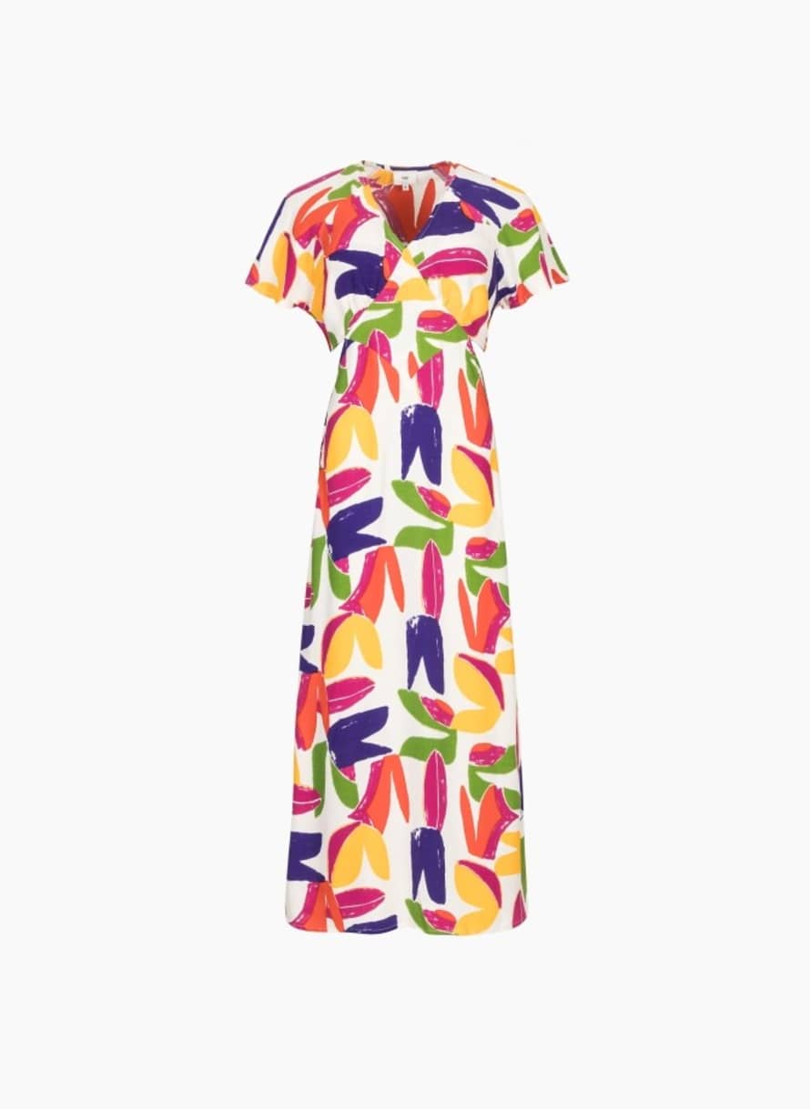 ange  Robe Longue Multicolore