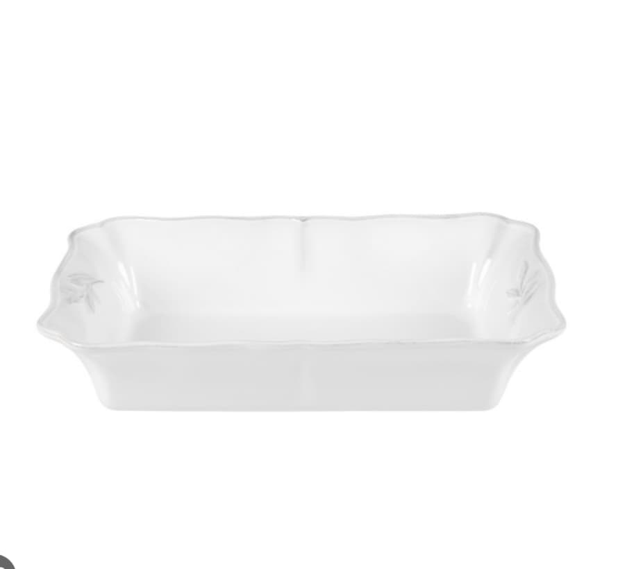 COSTA NOVA 30cm White Alentejo Rectangular Baker