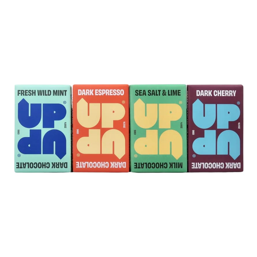 UP UP Set of 4 Chocolate Bars