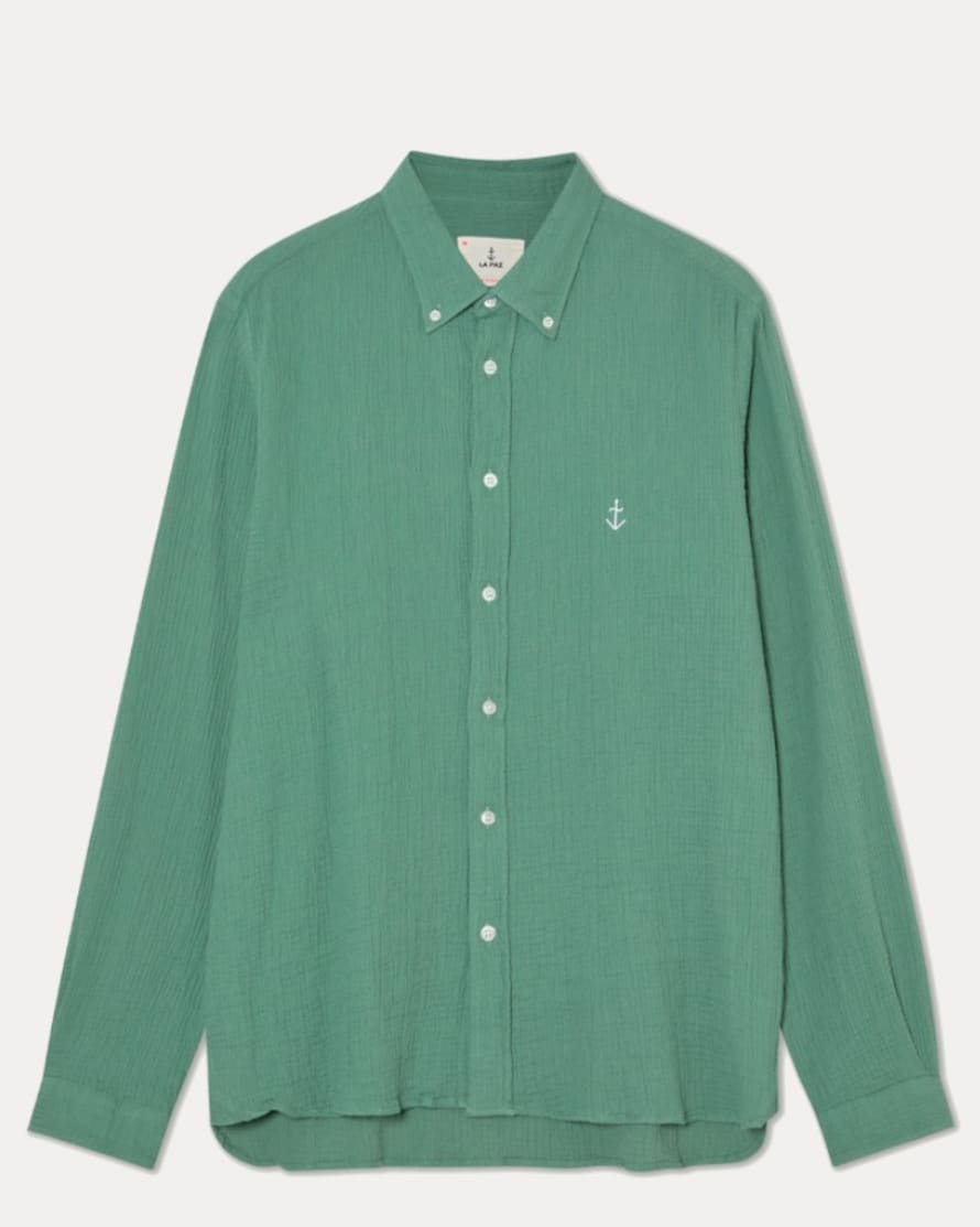 La Paz La Paz - Chemise Teles - Crepe Coton - Vert