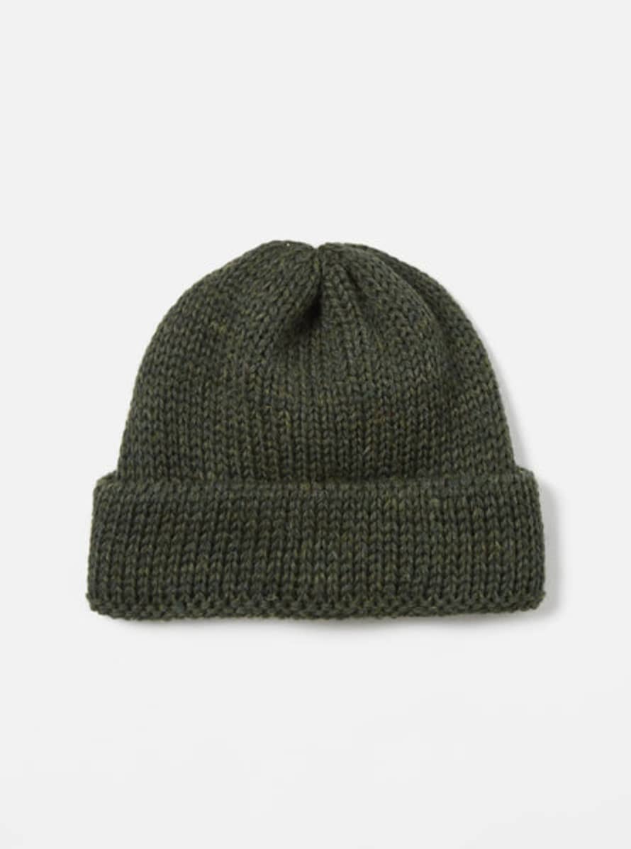 Universal Works 31350 Short Watch Cap In Olive