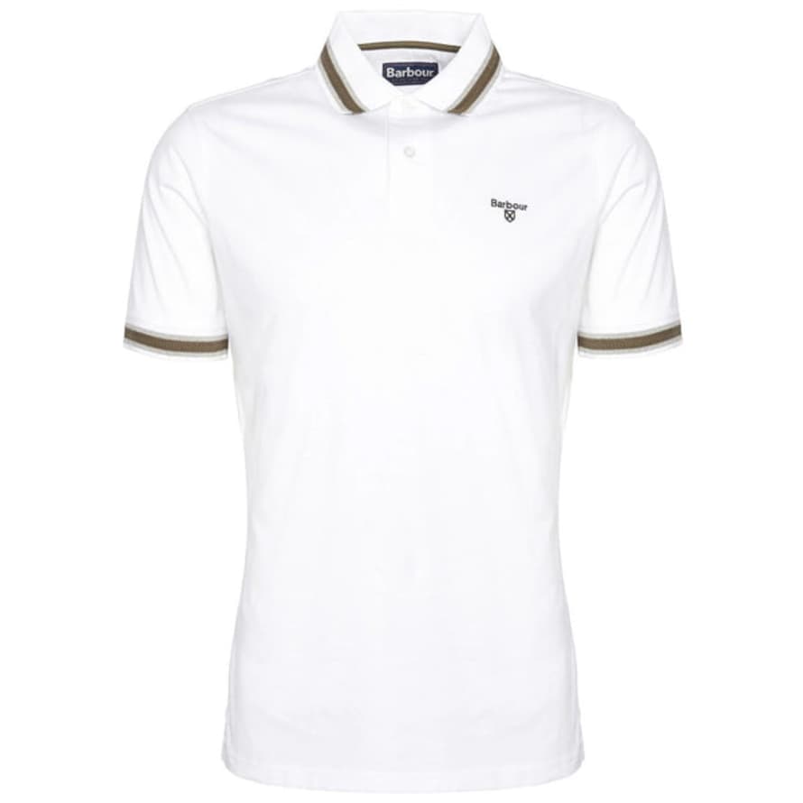 Barbour Featherstone Polo - White