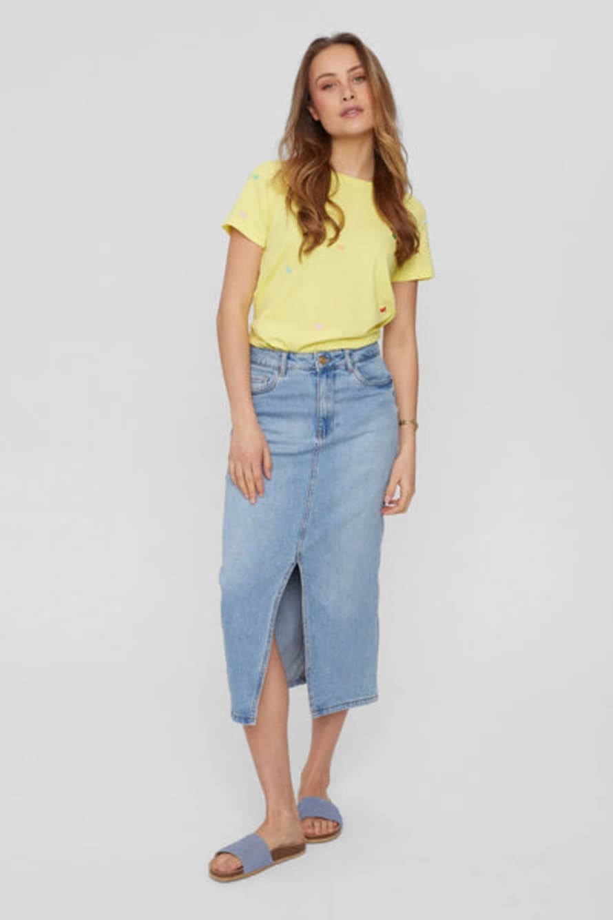 Numph N Mph Nutoronto Skirt - Medium Blue Denim