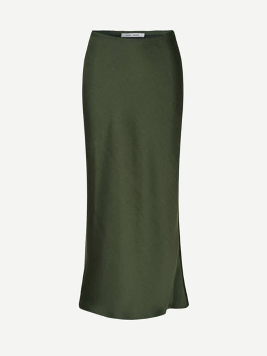  Samsoe Samsoe Saagneta Long Skirt - Forest Night