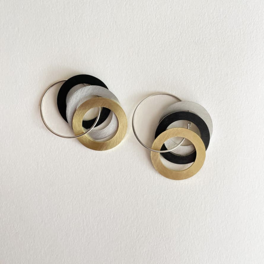 Tom Pigeon  Hoop Drop Earrings