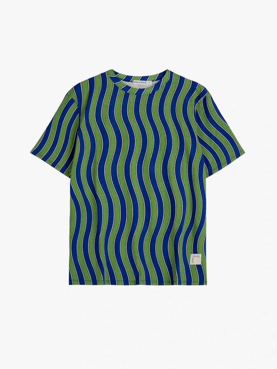 Bobo Choses Multicolor Waves Printed T Shirt