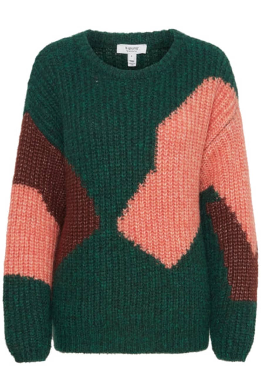 b.young Onero Jumper In Sycamore Mix