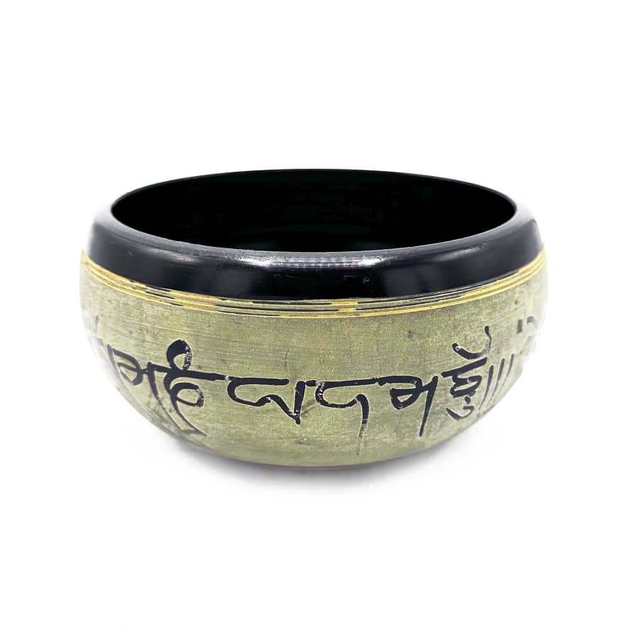 Joca Home Concept Earth Powder Singing Bowl - Mantra Five Buddha - 16cm