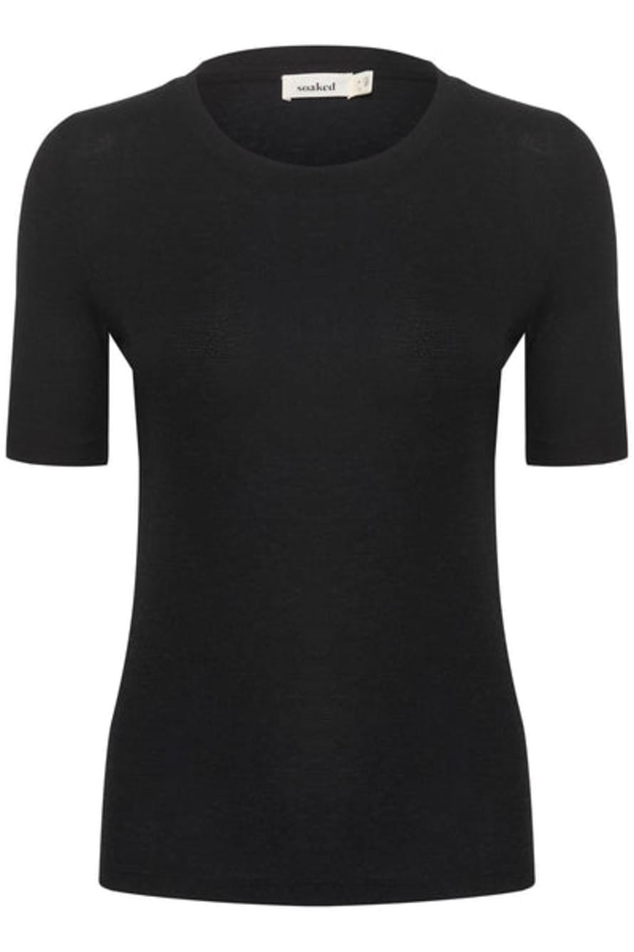 Soaked in Luxury  Slfauna Black T-shirt