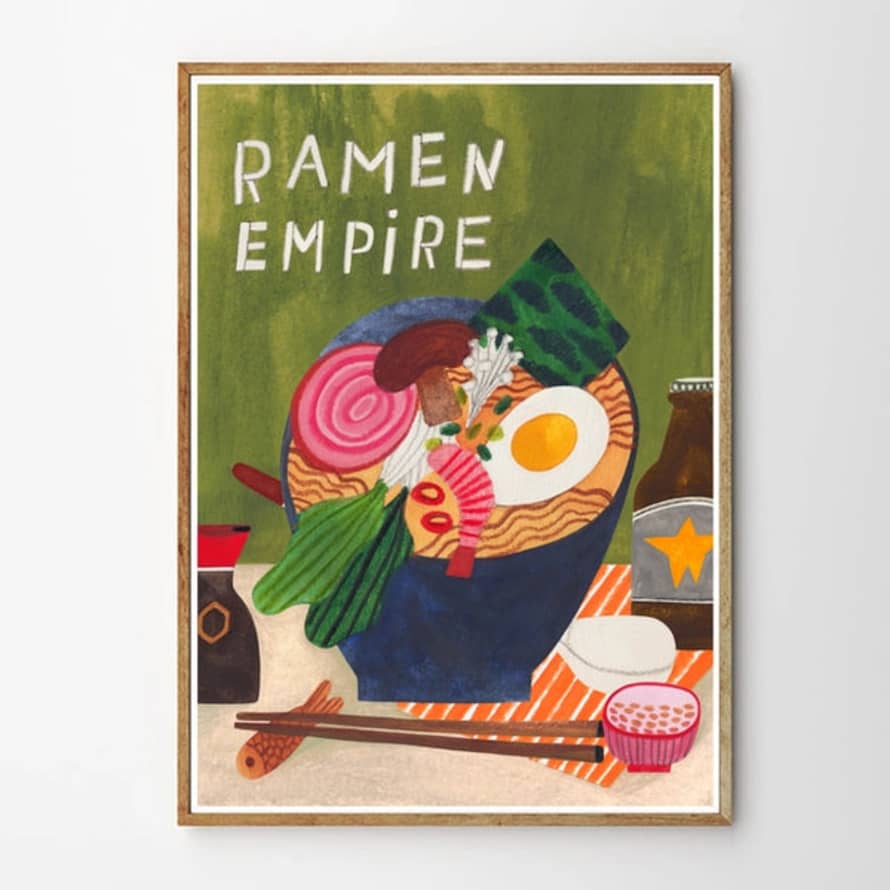 Daria Solak Illustrations Ramen Empire Art Print