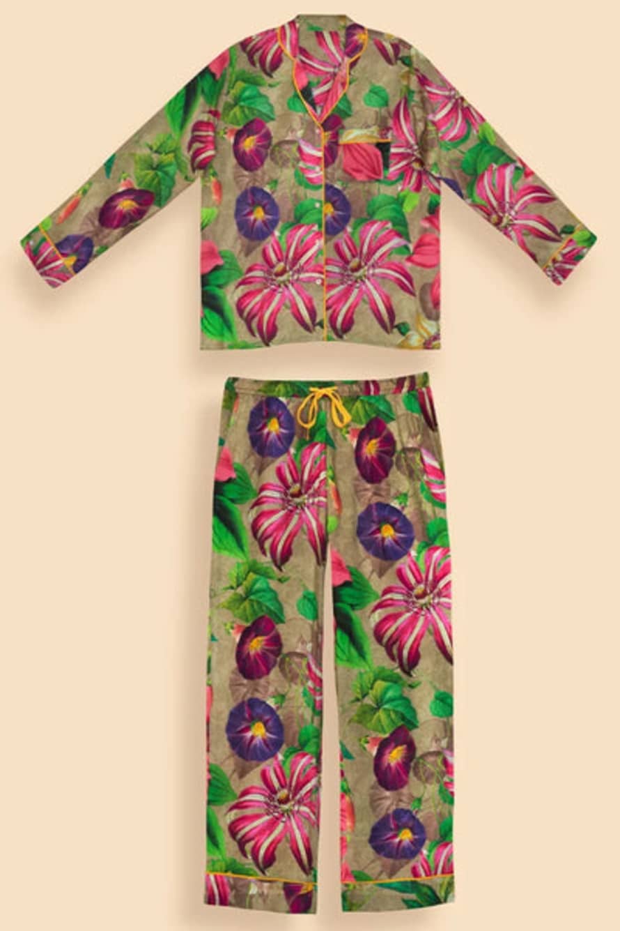 Powder Spj15 Oversized Botanical Supersoft Long Pjs