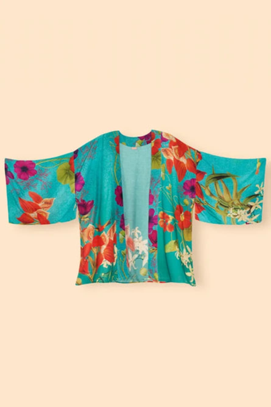 Powder Pkj53 Hummingbird At Dusk Kimono Jacket